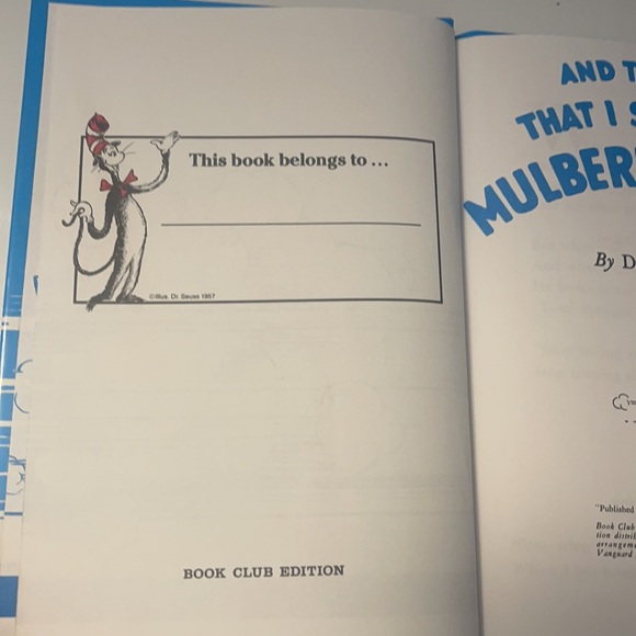 Dr Seuss  And to think that I saw it on Mulberry Street - Picture 4 of 5